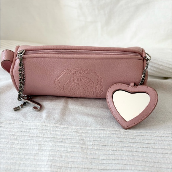 Rare Juicy Couture Vintage Y2K Mini Barrel Bag in Baby Pink - Picture 3 of 9